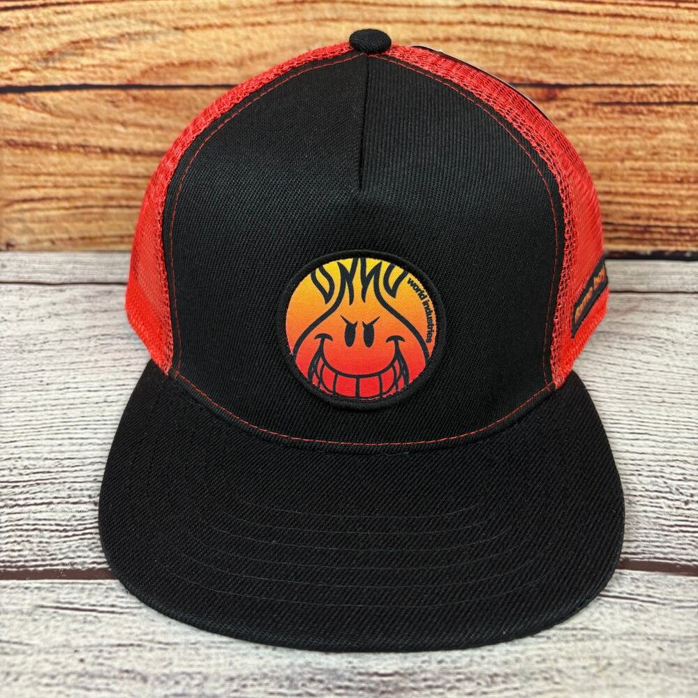 World Industries Skateboards Flame Boy Trucker Style Snapback Hat